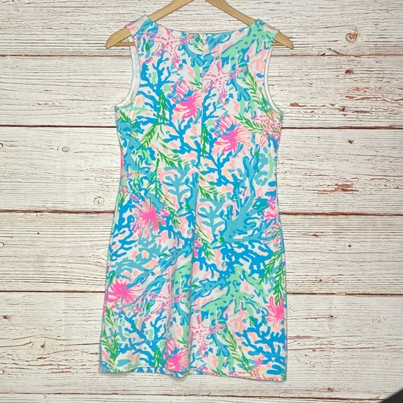 Lilly Pulitzer Harper Shift Dress in Coral Bay Sz XS - Picture 16 of 16